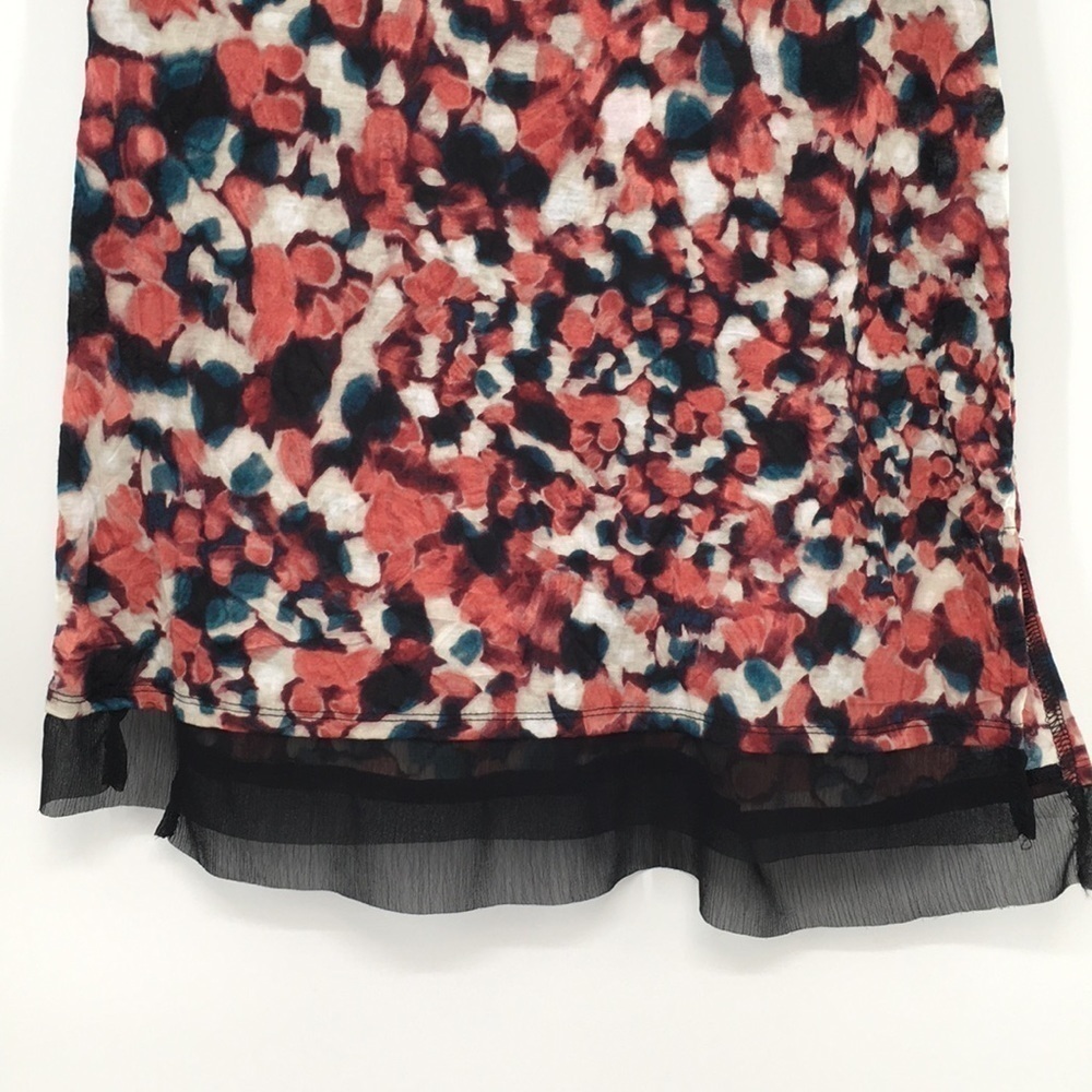Vera Wang Multi Color Dress Casual Top - Picture 4 of 11